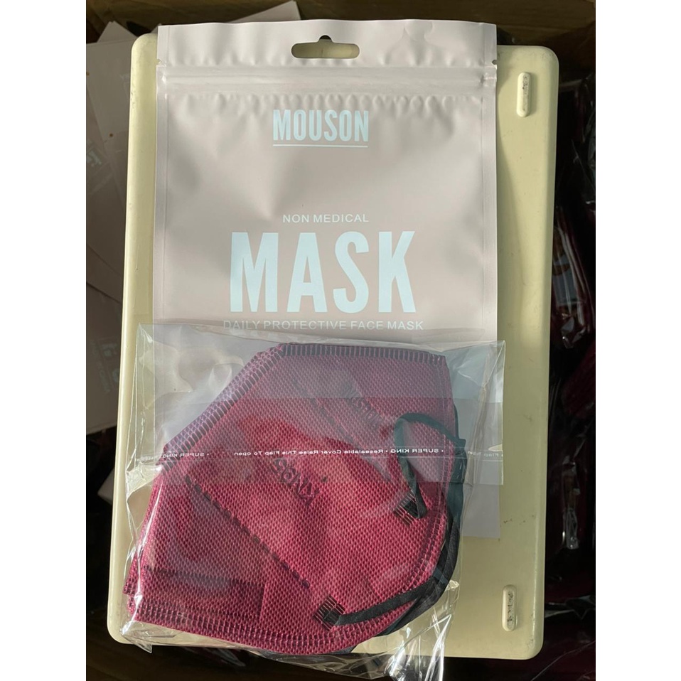 Masker KN95 Mouson 5Ply Warna Warni Isi 10 Pcs