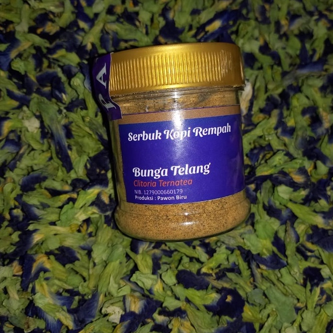 

Pawon Biru - Serbuk Kopi Rempah Biji Bunga Telang