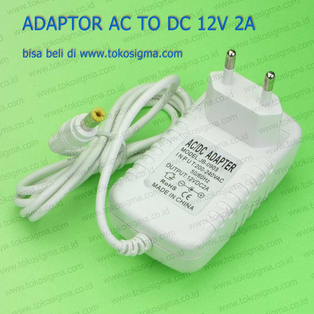 Power Supply ADAPTOR AC to DC 12V 2A JEK 5.5mm X 2.5 mm