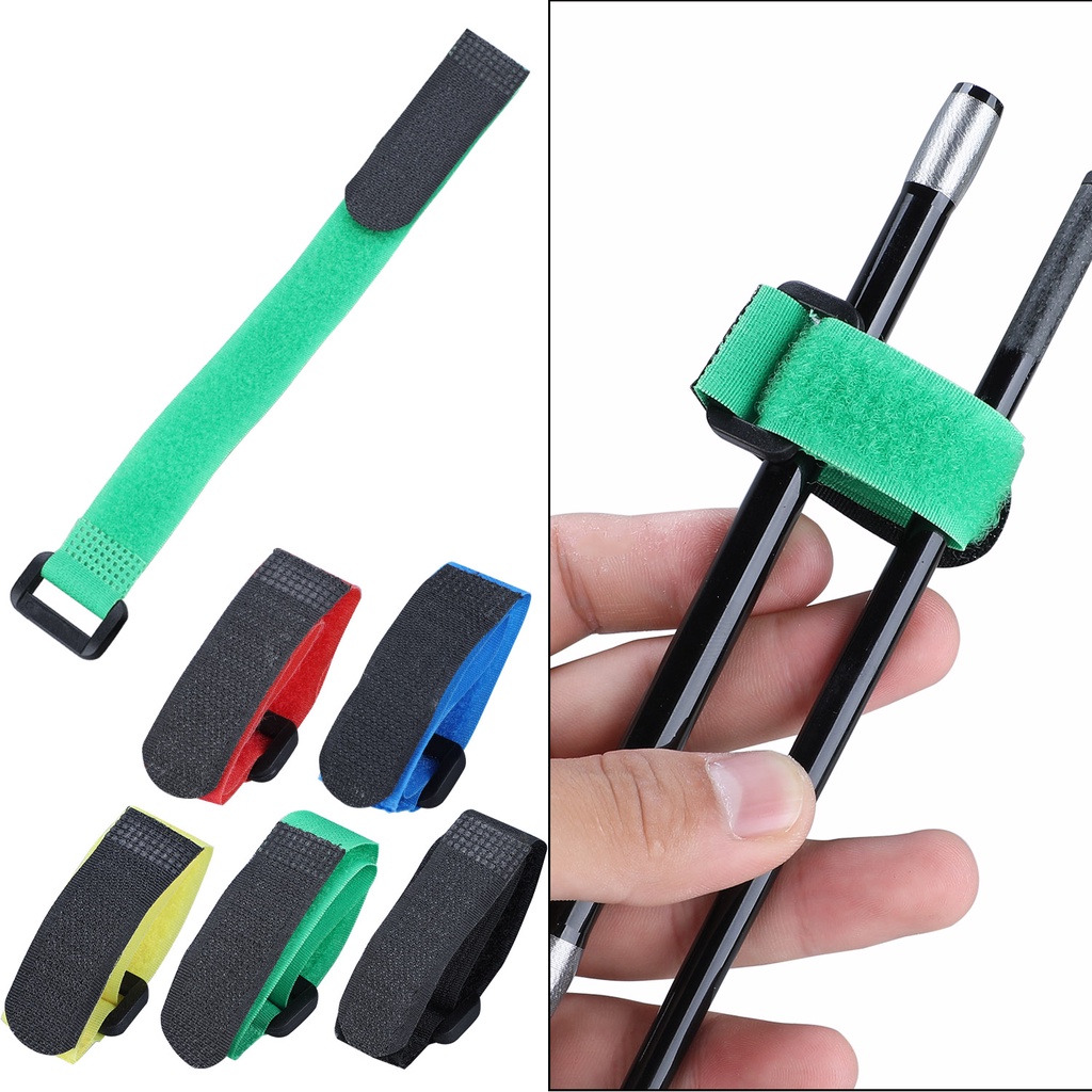 1 Pc Tali Pengikat Mengikat Pancing Portable strap untuk tiang Outdoor Fishing Belt 5 warna Fishing Rod Reel Line Strap Pengikat Tongkat Pancing Elastis Fish Tank Straps Gear