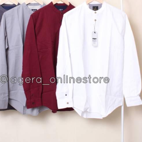 ✲ Kemeja Koko Agera Lengan Panjang ♥