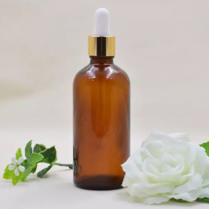 Botol Pipet Kaca 100ml Amber