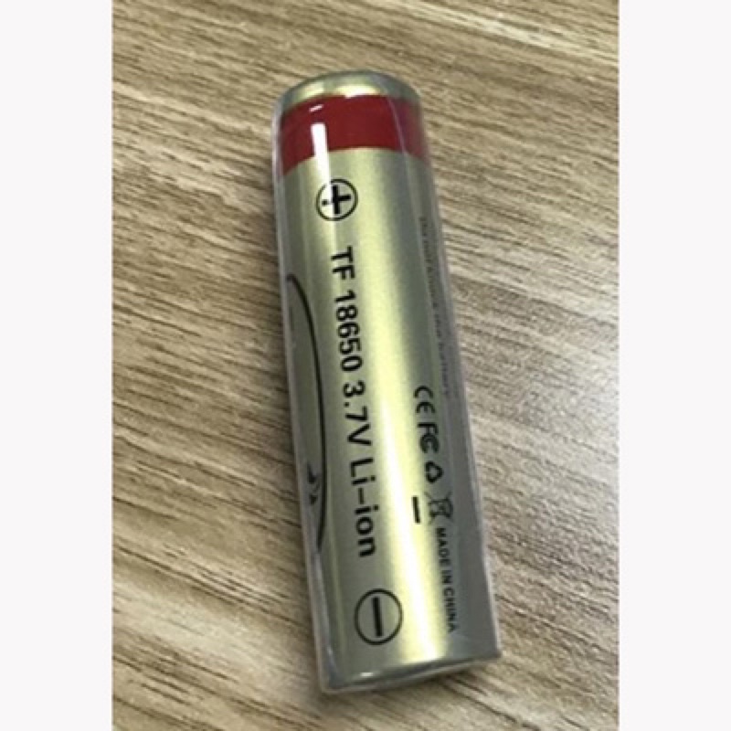 Trustfire Baterai Li-ion 18650 1000mAh 3.7V Button Top - BRC 18650 - Golden
