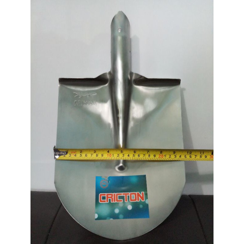 Sekop Lancip stainless Tanpa gagang / Kepala sekop Stainless steel CRICTON