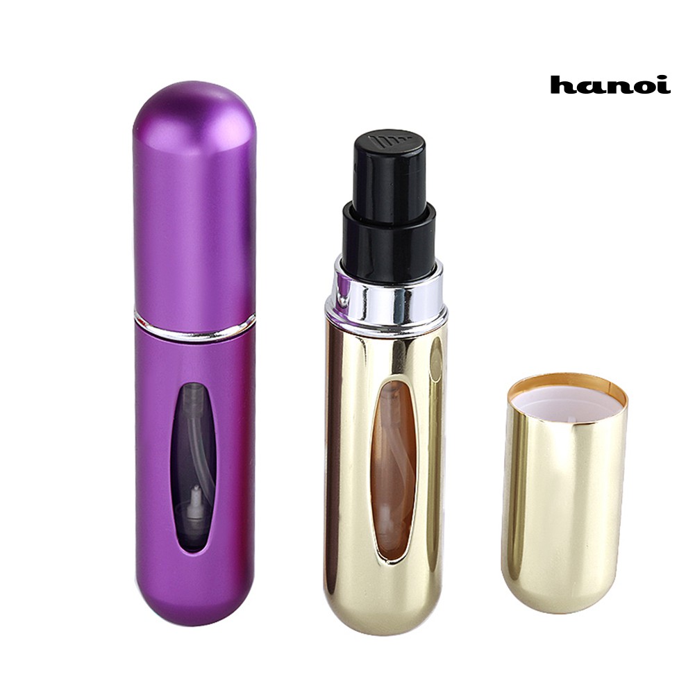 PZ_5ml Portable Travel Mini Refillable Perfume Spray Bottle Atomizer Container