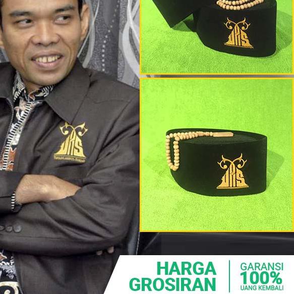 ♘ Peci UAS Bordir Original Promo Songkok Murah Grosir Kopiah Muslim Anak Dewasa Kopyah Hitam Polos ♧