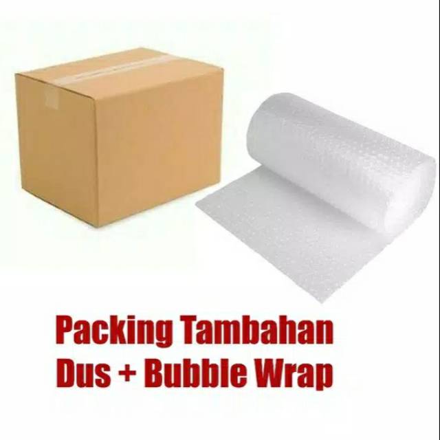 

Packing Tambahan Dus dan Bubble Wrap Lebih Aman