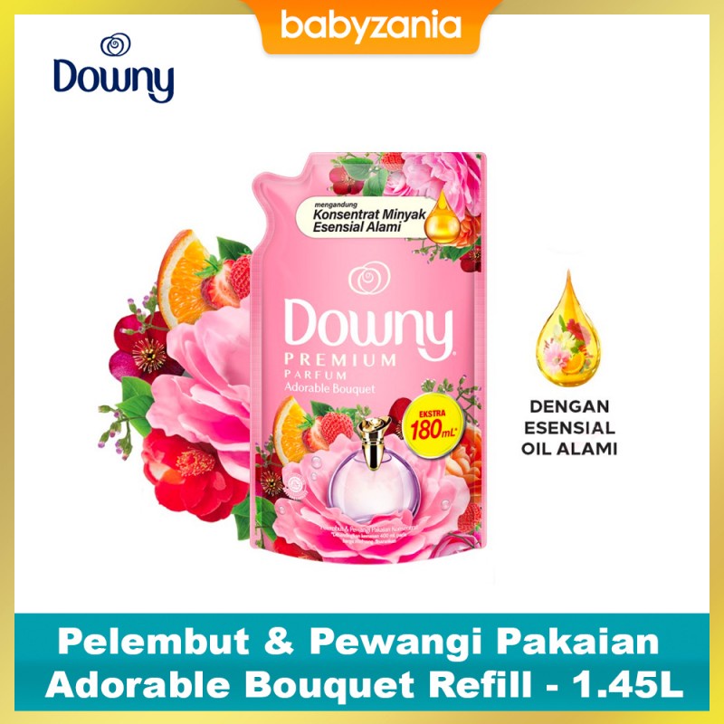 Downy Pelembut &amp; Pewangi Pakaian Adorable Bouquet Refill - 1.45L