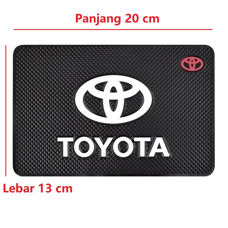 Dashmat anti slip TRD Toyota Racing Development Fortuner Avanza Rush Agya Yaris All new