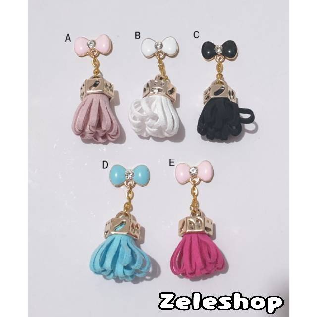 TASSEL PITA SUEDE WARNA PER PCS | BAHAN TASBIH DIGITAL | BAHAN DECO CASE