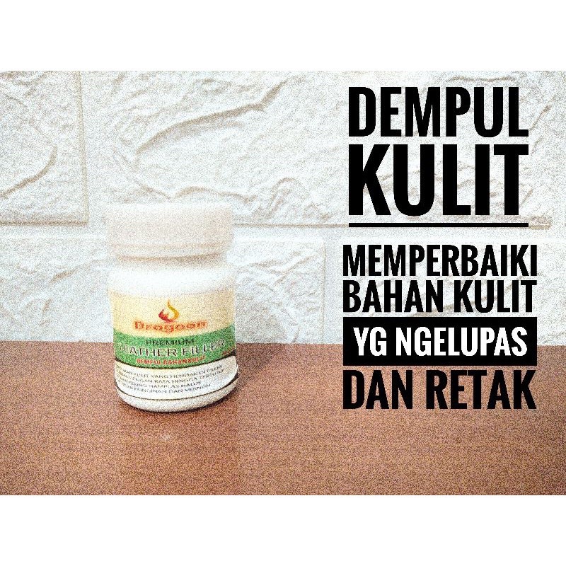 DRAGOON Leather Filler Dempul Bahan Kulit Fix It Tas Dompet Jaket Sepatu Kulit
