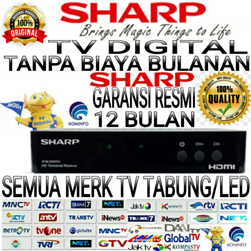 set top box SET TOP BOX SHARP TV DIGITAL FULL HD TV TABUNG/LED lengkap semua tv berkualitas oirginal grosir digital Z4D4