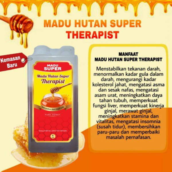 

Dijual Madu Hutan Super Therapist 1kg Murah