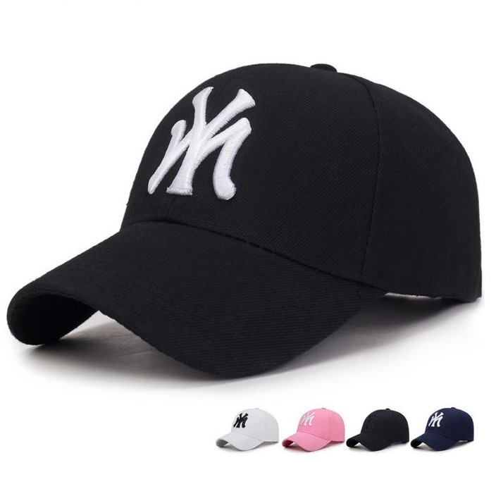 Korean hat embroidery MY baseball cap trend cap for men and cap for women hip-hop caps Snap back visor cap