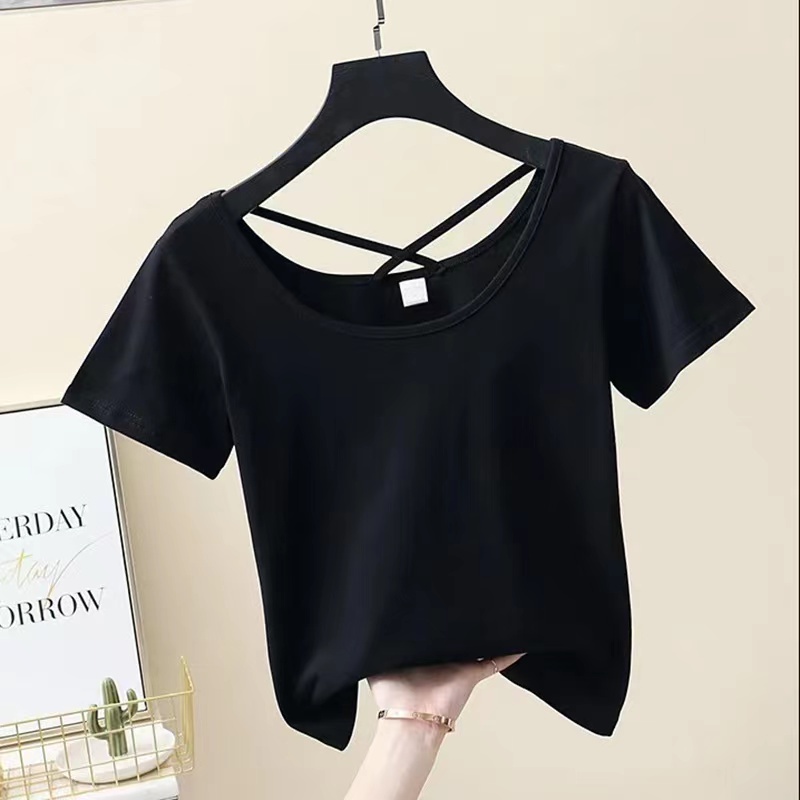 Monica Kaos polos lengan pendek | kaos polos v.neck | kaos polos wanita | kaos dalaman