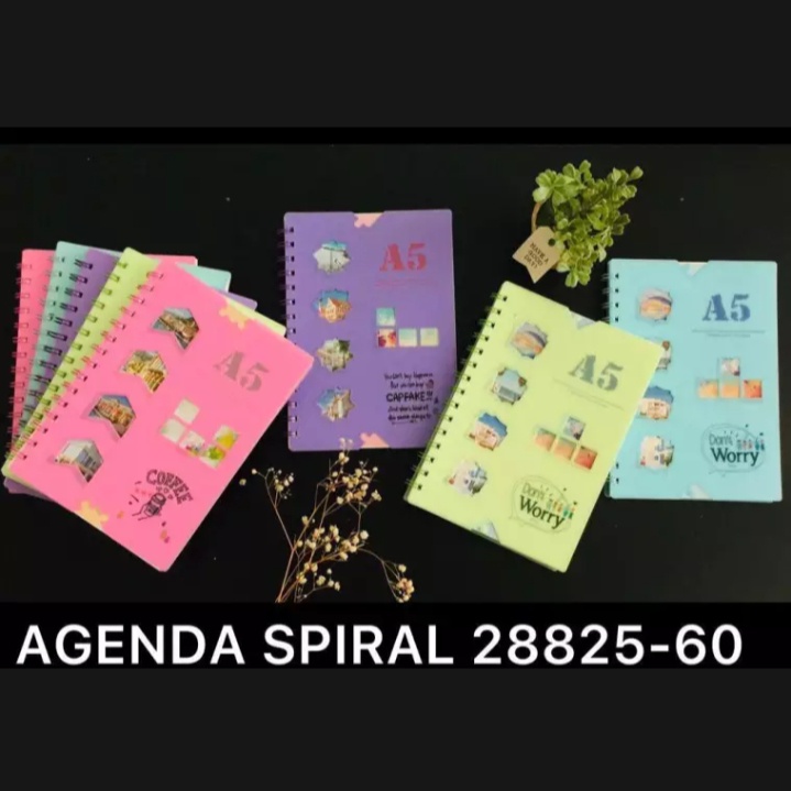 

Buku Diary Spiral Hard Cover Ukuran A5 Isi 180 Halaman 28825-60