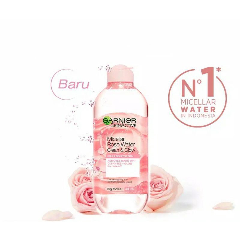 ❣️Rakkistore99❣️ Garnier Micellar Cleansing Water Pink/Blue/Rose/Vit C 125 ml (100% Original)