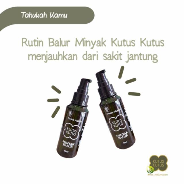 Minyak Kutus Kutus Original 100% (Kemasan Baru)