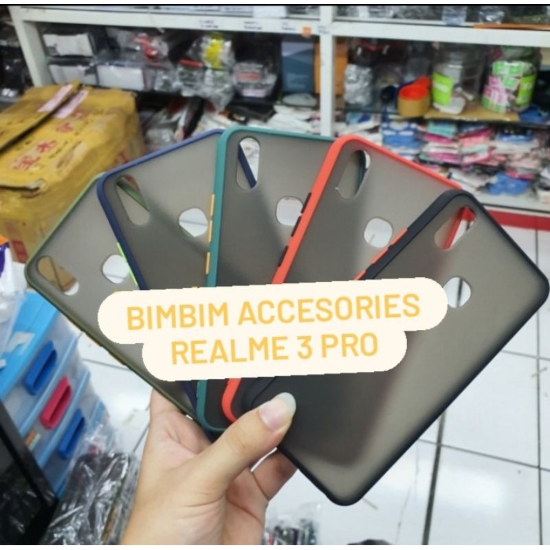 Realme 3 Pro Case Dove Matte Transparan Slim Fuze Macaron