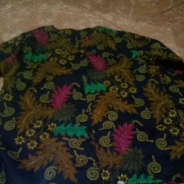 Kardigan Bolero Batik Kerja Wanita Warna Cerah