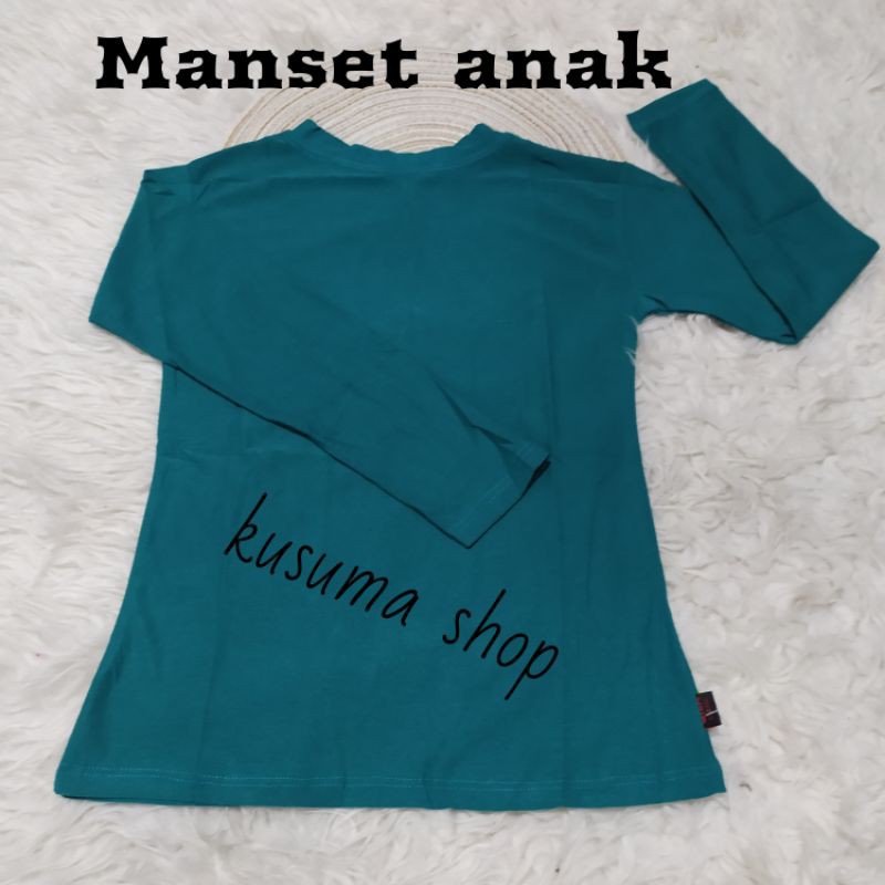 Manset kaos anak umur 3-10 thn Bahan Kaos Spandek PE