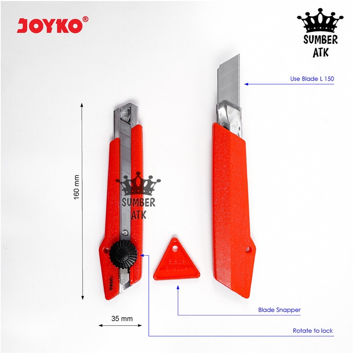 

Trendi Cutter / Pemotong Joyko L-500 Pemotong Kertas Trendi