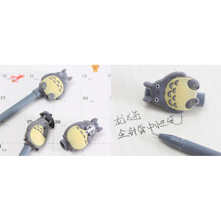 Bolpoin Karakter TOTORO / Bolpoin Kartun Abu-Abu / Pulpen Gel 0,5 mm Motif TOTORO / Ballpoint Lucu