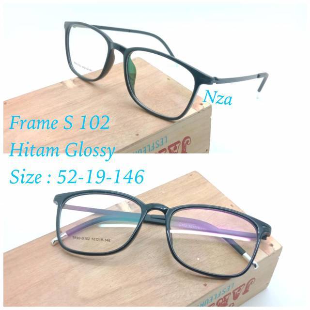 Frame Kacamata Pria &amp; Wanita Trendy, Kaca mata Anti Radiasi, Kacamata Minus, Kaca mata Elegant 102