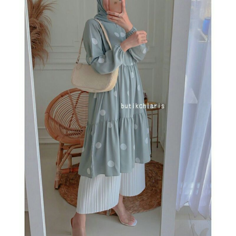 Tunik Rayon Viscose  Premium Motif Terbaru