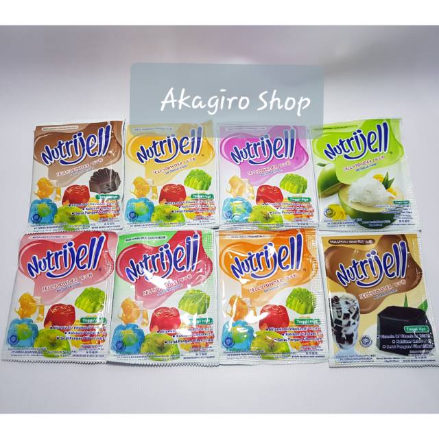 

Nutrijell Jelly Powder Berbagai Rasa 15g