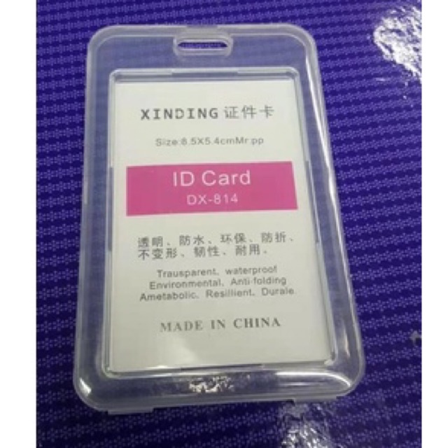 

5pcs casing id card holder transparan / tempat id card / frame cover id card