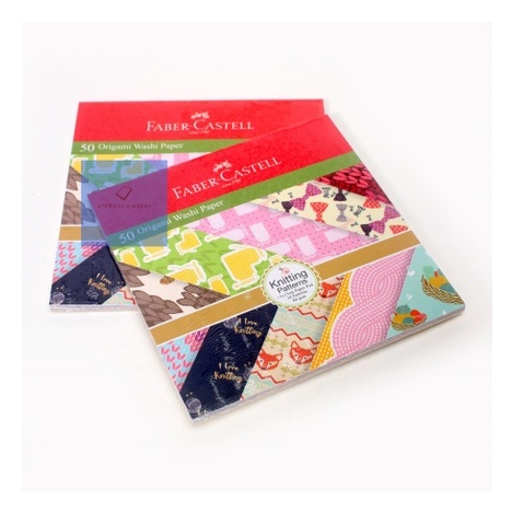 

KERTAS LIPAT / ORIGAMI MOTIF / FABER CASTELL WASHI PAPER 15X15