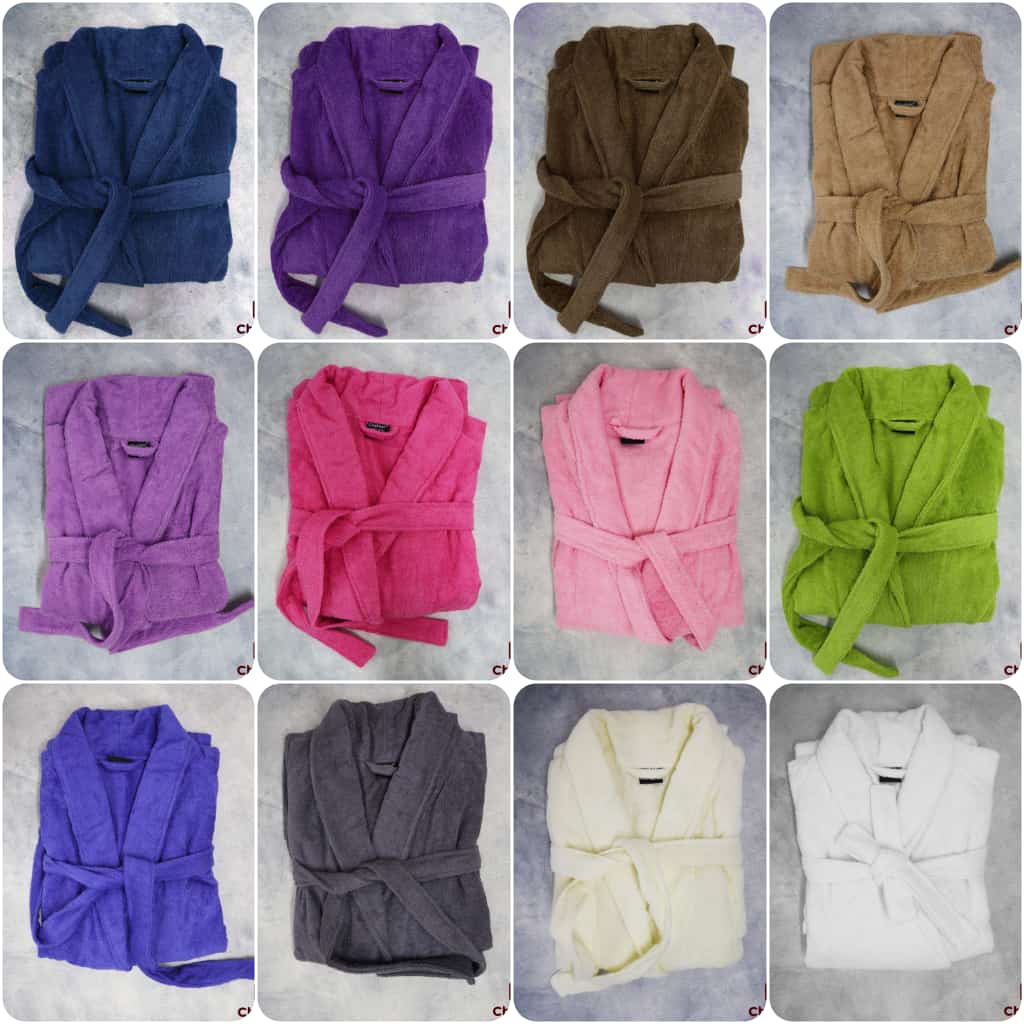 Kimono Dewasa Chalmer Murah / Bathrobe Handuk Kualitas Premium 100% Katun