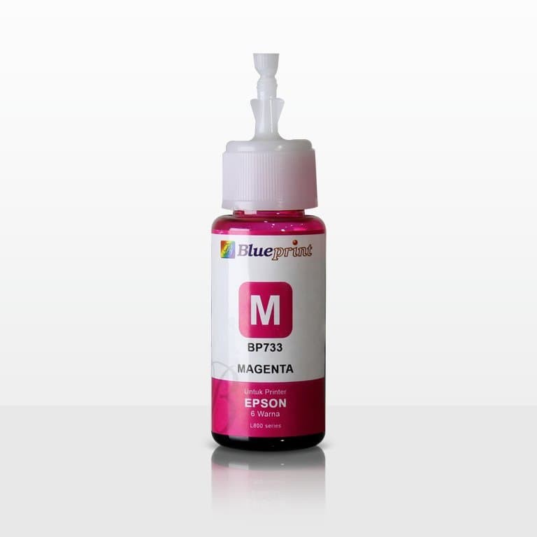 MAGENTA Epson T 673 BLUEPRINT 70ml For L800 Tinta Botol MERAH ORIGINAL 100%