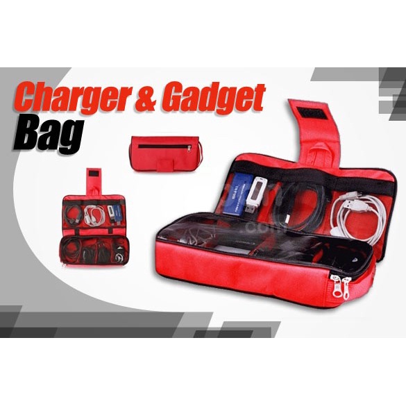 (TERBARU) Gadget Charger Organizer (GCO) / TEMPAT CARGER HP/ LAPTOP