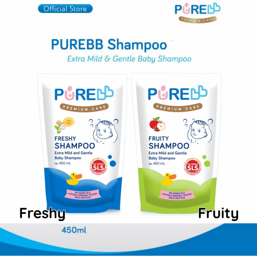 Pure BB Shampoo REFILL 450 ml Shampoo Bayi