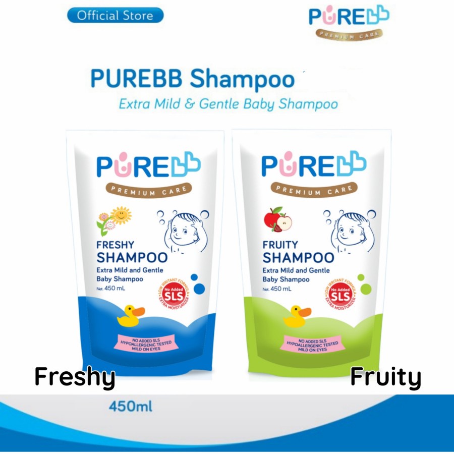 Pure BB Shampoo REFILL 450 ml Shampoo Bayi