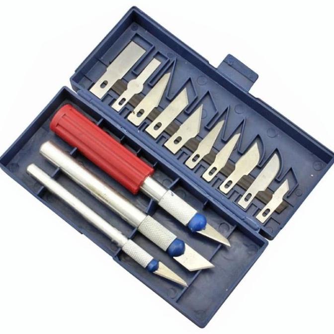 

13 in 1 Set Pisau Alat Ukir Seni Dengan 3 Handle Pisau webk07 Ayo Beli