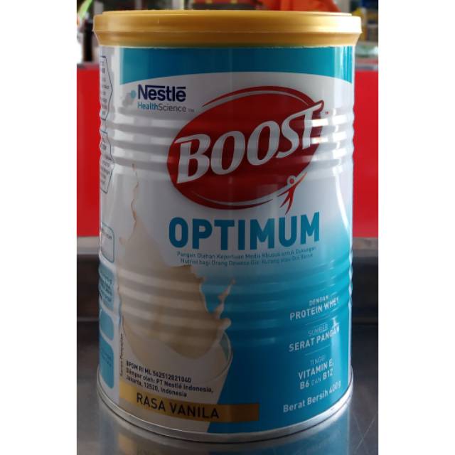 

BOOST OPTIMUM VANILA 400 GR (10 TAHUN KE ATAS)