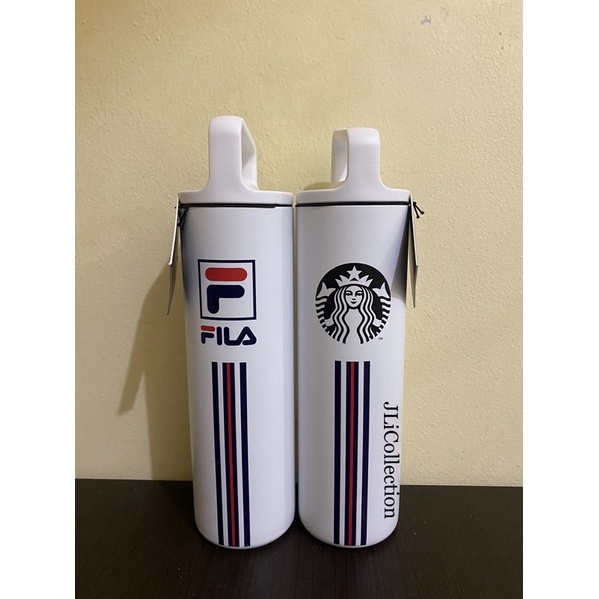 Starbucks X FILA White Stainless Waterbottle