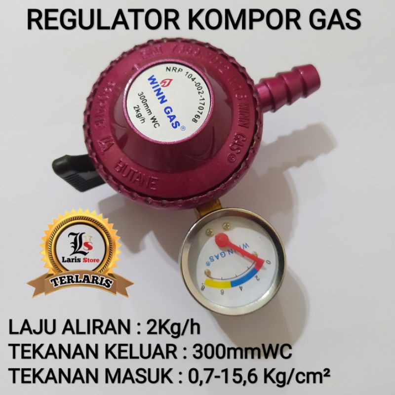 Regulator Kompor Gas LPG WINN GAS SNI Berkualitas