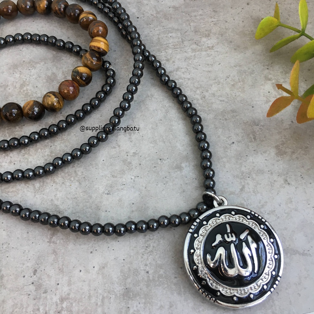 TIGER EYE GANNAMYONG SPECIAL LAFAZ ALLAH SILVER TORMALIN ION NEGATIVE