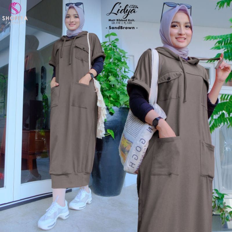 KINAN MIDI DRESS JUMBO / DRESS HODY KAOS COMBET