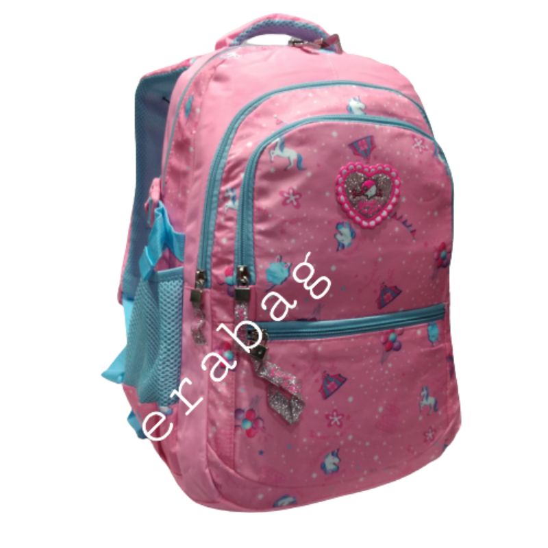 Tas Ransel sekolah wanita Backpack kekinian ALTO Silver Girl by Alto Import Original 76220S1