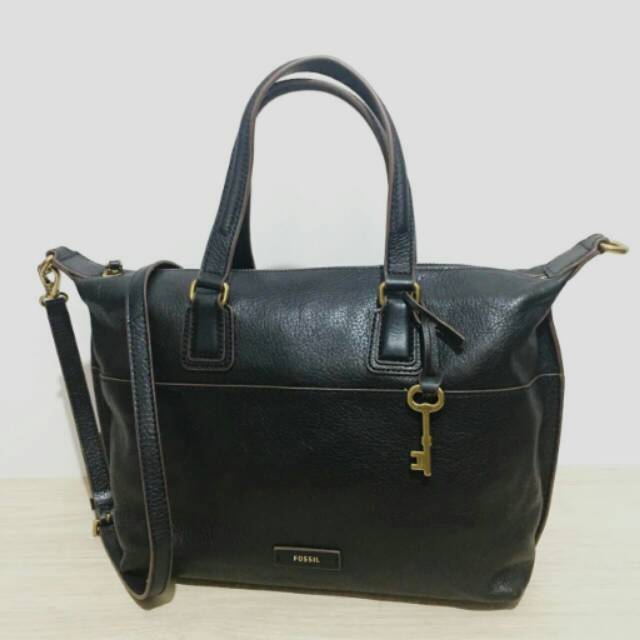 Fossil Julia satchel Black