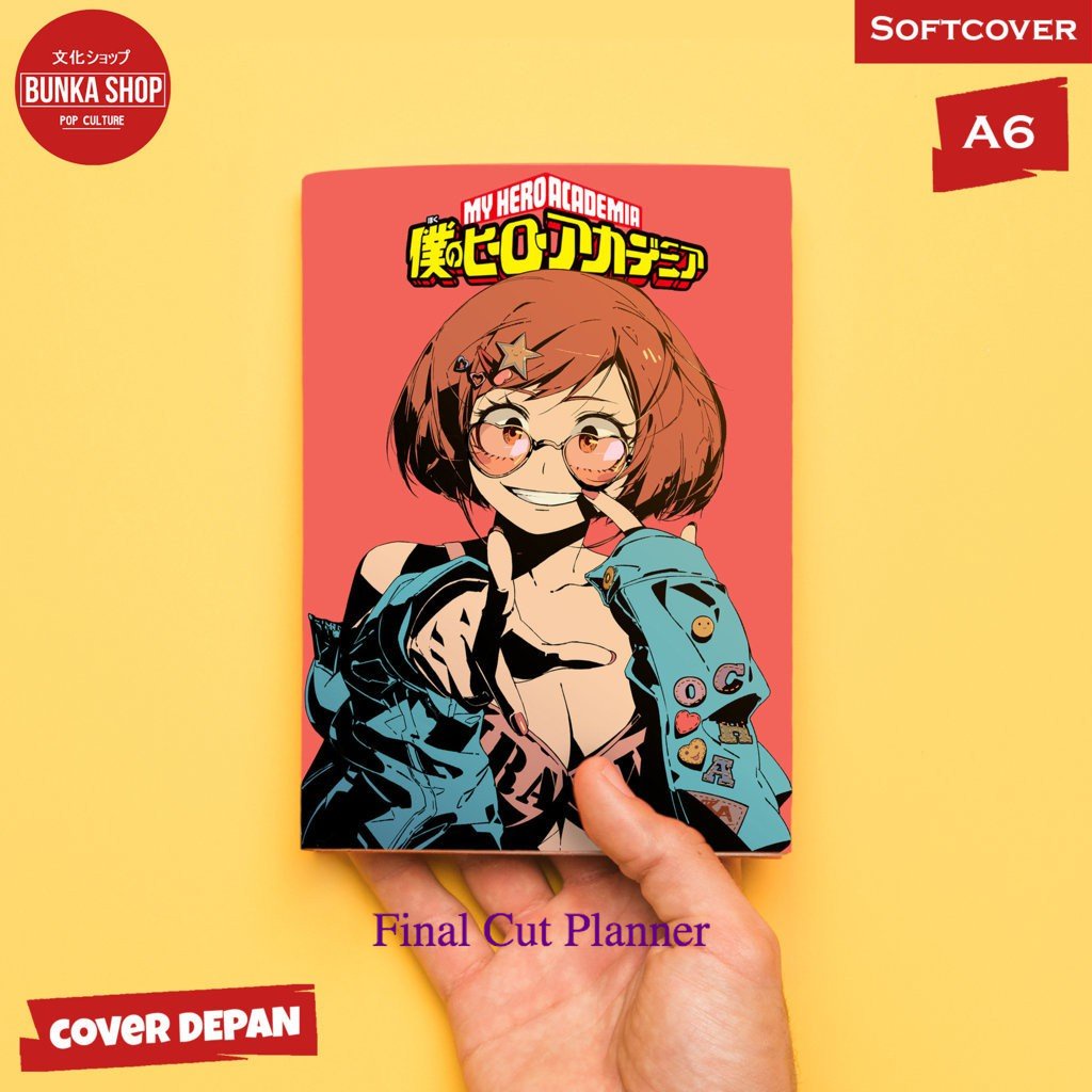 

Pocket Note Anime Boku no Hero Academia Ochako Softcover A6 Buku Catatan Tulis Murah