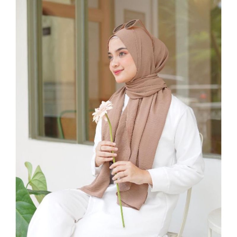 PASHMINA CRINCLE AIRFLOW PREMIUM/Pashmina crinkle