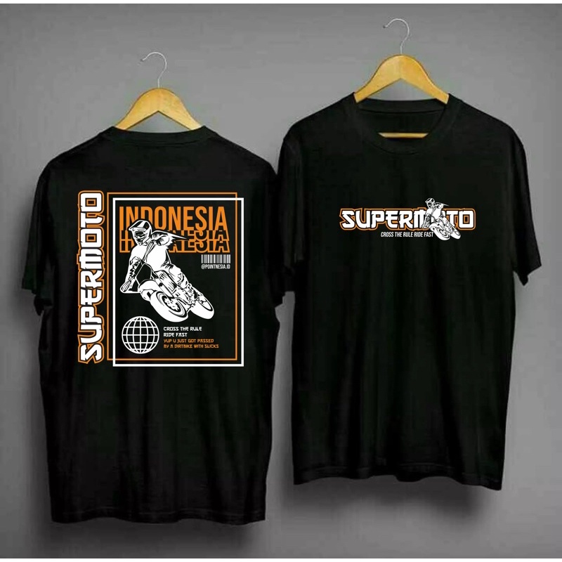 Kaos Supermoto // Kaos Supermoto Indonesia // Kaos Supermoto Keren // Kaos KRACKER // Kaos Trail // 