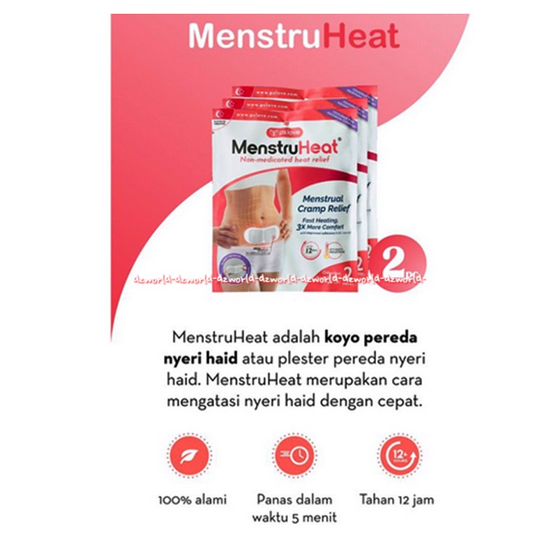 Ps Love Menstruheat Cramp Relief 1pcs Koyo Untuk Sakit Perut Menstruasi Datang Bulan Mens Pslove Mens