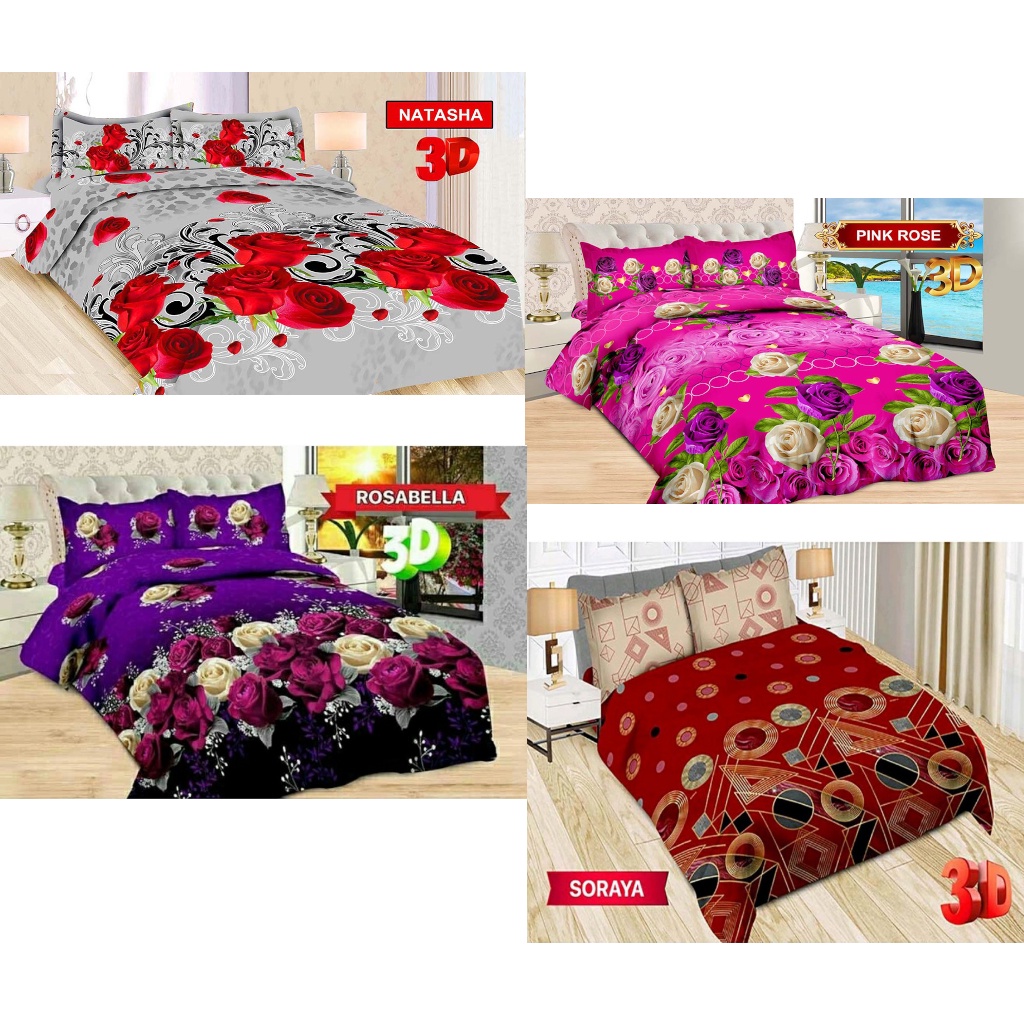 Sprei Single Bonita ukuran 120 x 200 Berbagai Motif